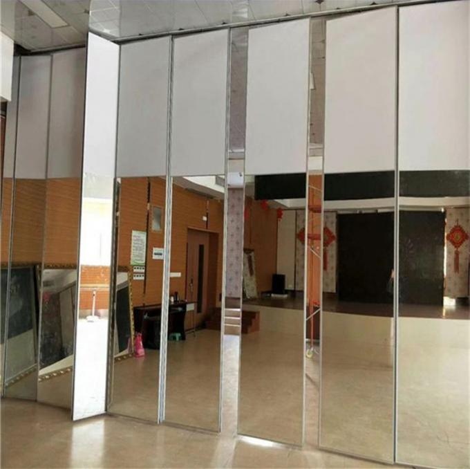 Sound Insulation Movable Track Folding Sliding Partition Wall Easy Operated 0