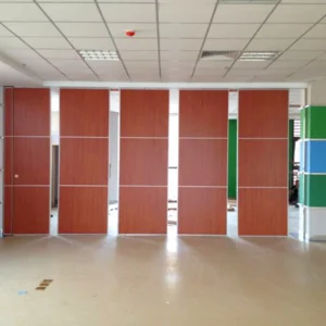 Sound Insulation Office Movable Partition Walls Sliding Aluminium Components