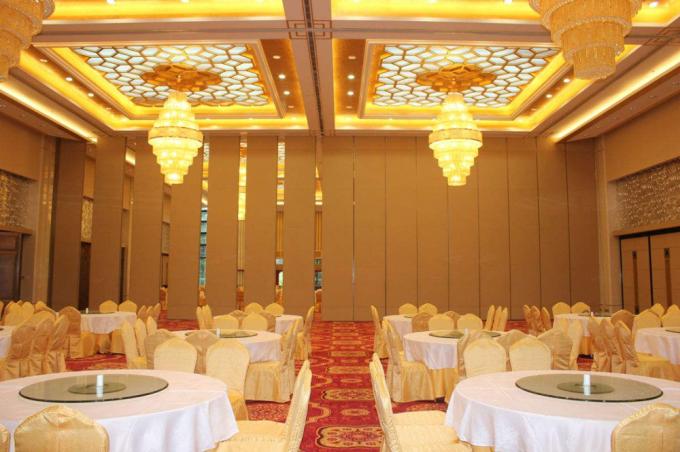 Sound Insulation Office Movable Partition Walls Sliding Aluminium Components 0
