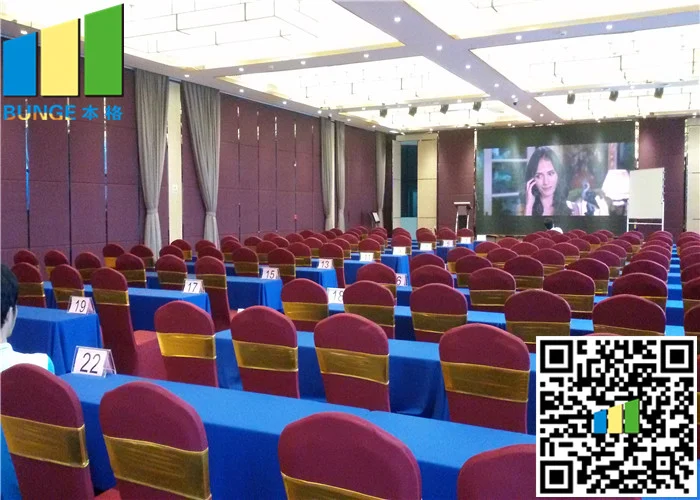 Sound Proof 2 9/16" Operable Folding Partition Walls For Meeting Room