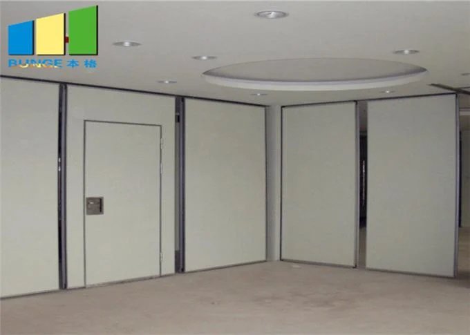 Sound Proof Absorbing Movable Sliding Folding Wall Partition Panel With Pass Door 4