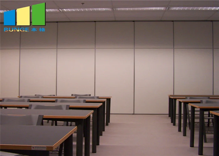 Sound Proof Absorbing Movable Sliding Folding Wall Partition Panel With Pass Door