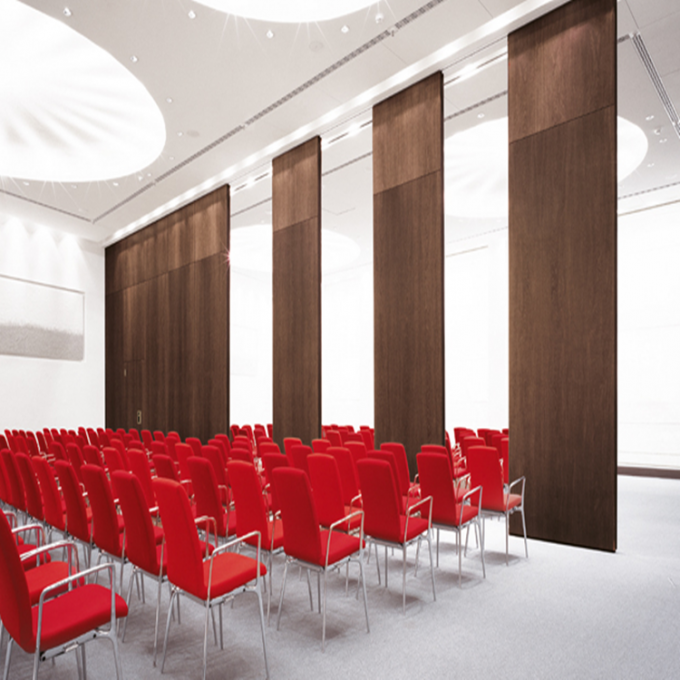 Sound Proof Movable Partition Walls For Auditorium / Folding Panel Partitions 1