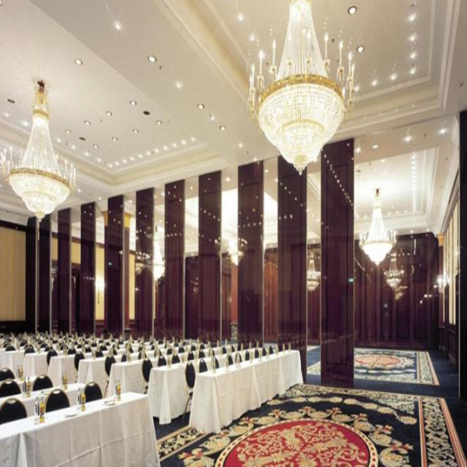Sound Proof Movable Partition Walls For Auditorium / Folding Panel Partitions 2