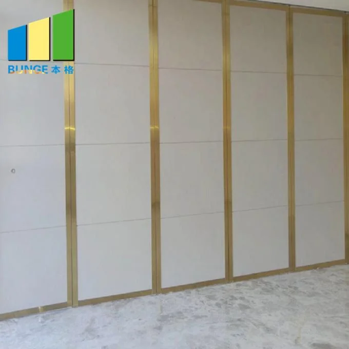 Sound Proof Movable Wooden Folding Sliding Partition Walls For Auditoriums / Ballroom 0