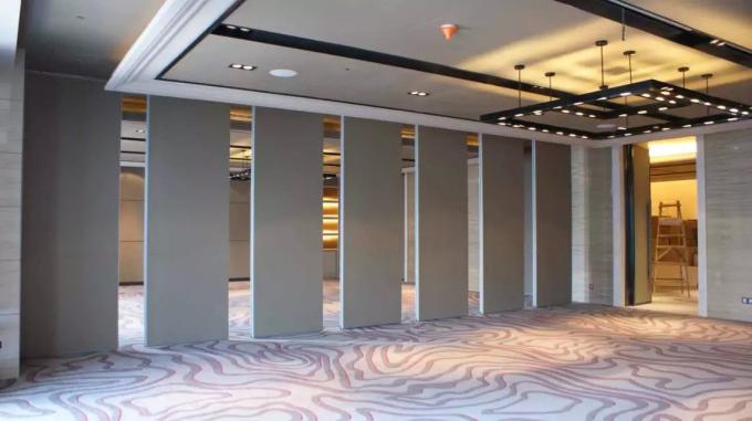 Sound Proof Office Partition Walls Floor To Ceiling / Sliding Room Dividers 2