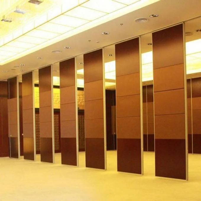 Sound Proof Operable Folding Partition Walls for Ballroom / Hotel 85 mm Thickness 0