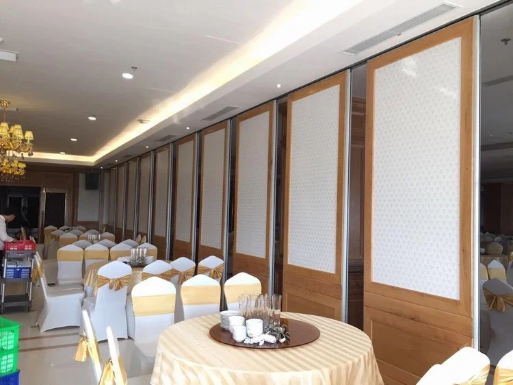 Sound Proof Operable Folding Partition Walls Panel Width 1200 Mm For Banquet Hall