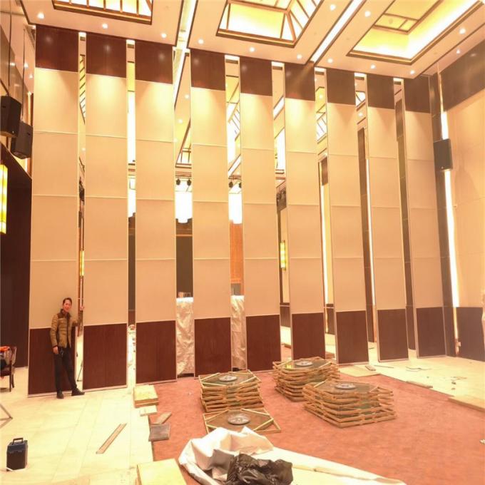 Sound Proof Partitions Folding Moving Partition With Aluminum Frame 0