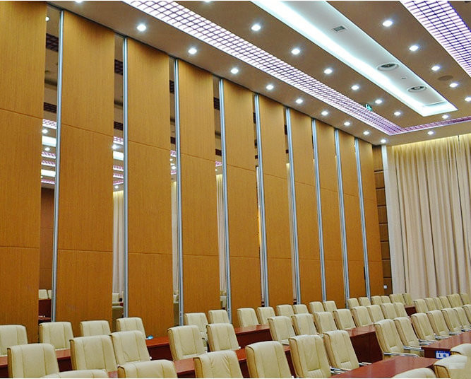 Sound Proof Partitions Wall Sliding Door Aluminum Room Divider For Classroom 0