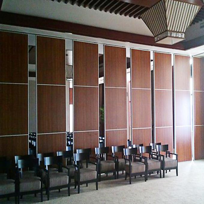 Sound Proof Room Partition Material Aluminum Frame Sliding Folding Movable Wall For Hotel 1