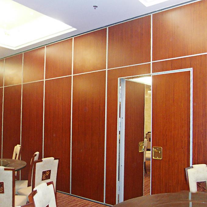 Sound Proof Room Partition Material Aluminum Frame Sliding Folding Movable Wall For Hotel 0