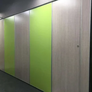 Sound Proof Sliding Alumninium Track Roller Restaurant Partition Wall Panel Height 4m Commercial Furniture