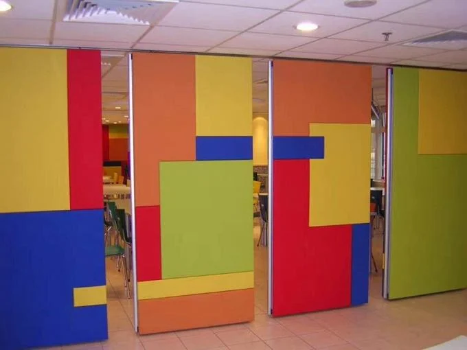 Sound Proof Sliding Partition Wall System / Banquet Hall Folding Room Dividers 1