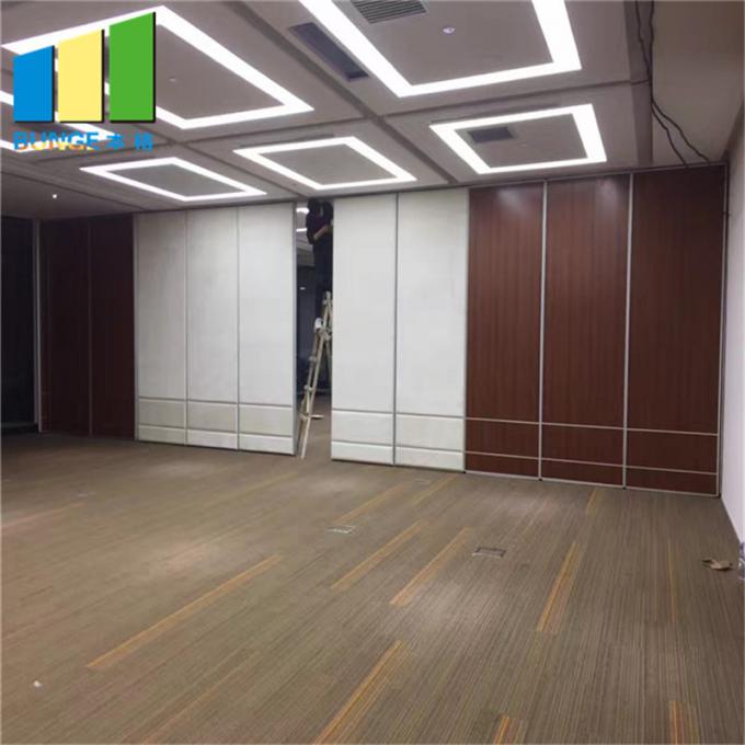 Sound Proofing Collapsible Partition Walls / Folding Office Movable Partition Walls 0
