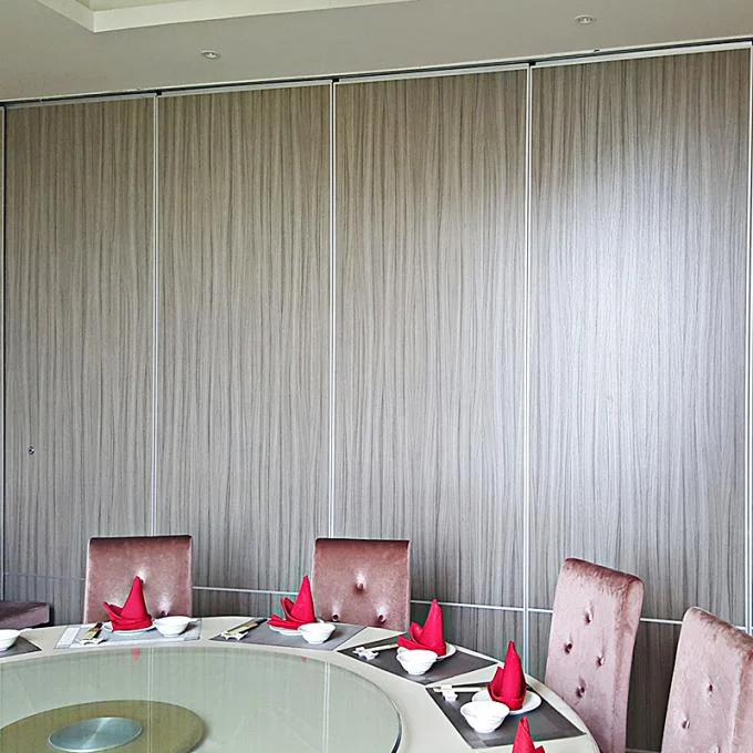 Sound Proofing Movable Acoustic Wooden Room Divider Screen for Restaurant 0