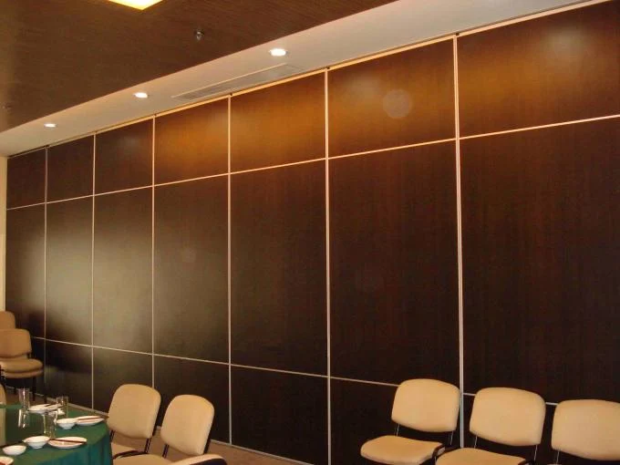 Sound Proofing Movable Wooden Foldable Partition Wall High Durability 2