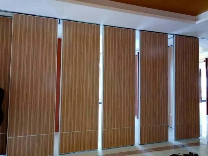 Sound Proofing Sliding Movable Acoustic Room Dividers Melamine Surface 85 mm Type 2