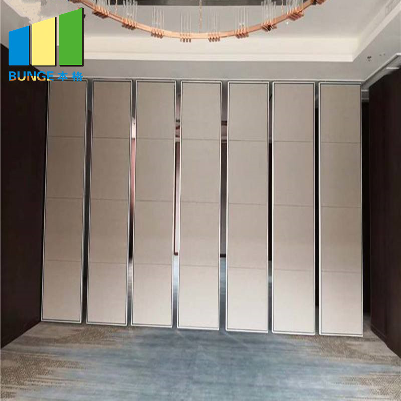 Soundproof Accordion Sliding Room Partitions Office Movable Partitions Wall Board