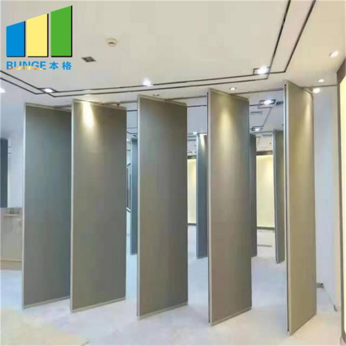 Soundproof Accordion Sliding Room Partitions Office Movable Partitions Wall Board 2