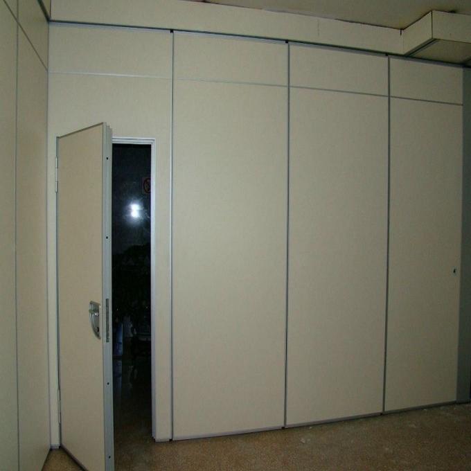 Soundproof Acoustic Folding Movable Partition Walls Fabric Sliding Doors 2