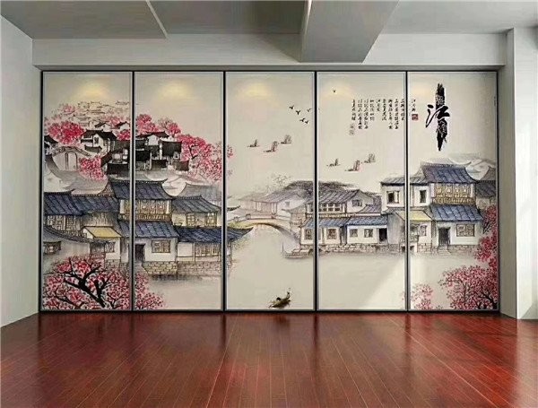 Soundproof And Acoustic Sliding Folding Partitions MDF + Melamine Material 0