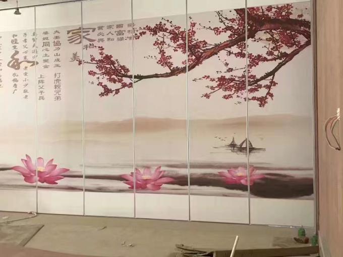 Soundproof And Acoustic Sliding Folding Partitions MDF + Melamine Material 2
