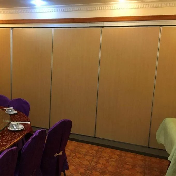 Soundproof Commercial Decorative Foldable Partition Wall / Movable Wall Panels 0