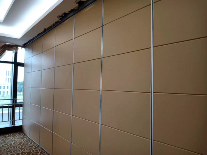 Soundproof Decorative Material Movable Partition Walls For Restaurant Fabric Surface 0