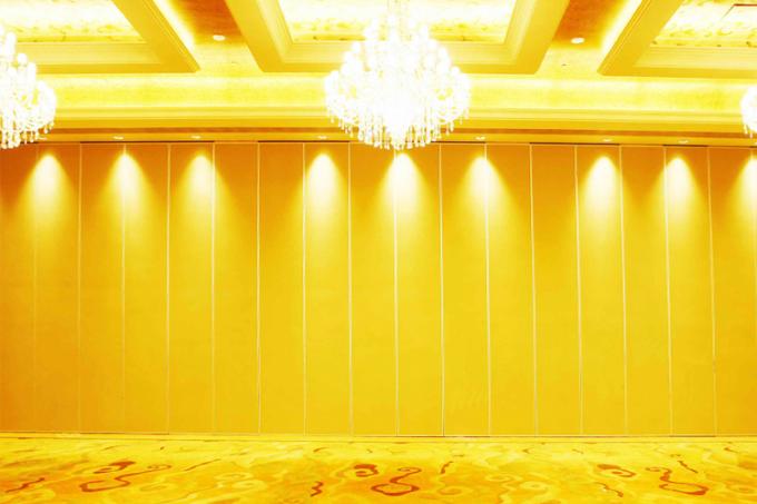 Soundproof Decorative Movable Multi - Function Room Partition Wall With Aluminum Frame 0