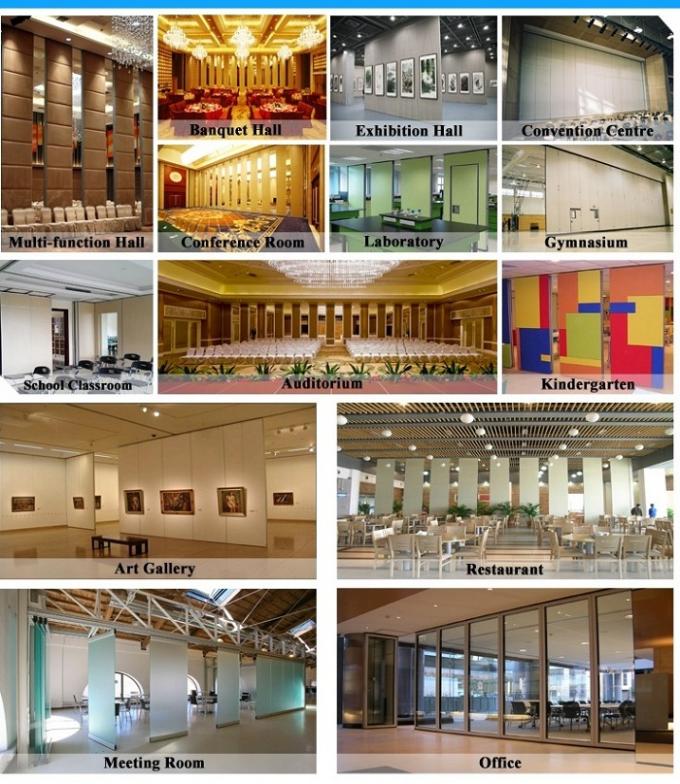 Soundproof Folding Aluminum Movable Partition Walls For Hotel And Banquet Hall 3
