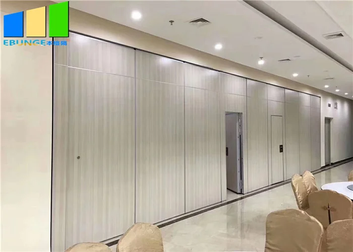Soundproof Folding Door Operable Partition Wooden Dividers Acoustic For Malaysia