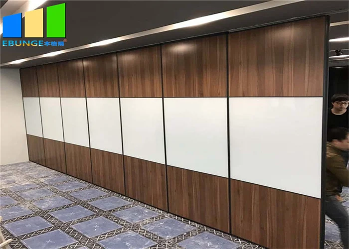 Soundproof Folding Door Operable Partition Wooden Dividers Acoustic For Malaysia