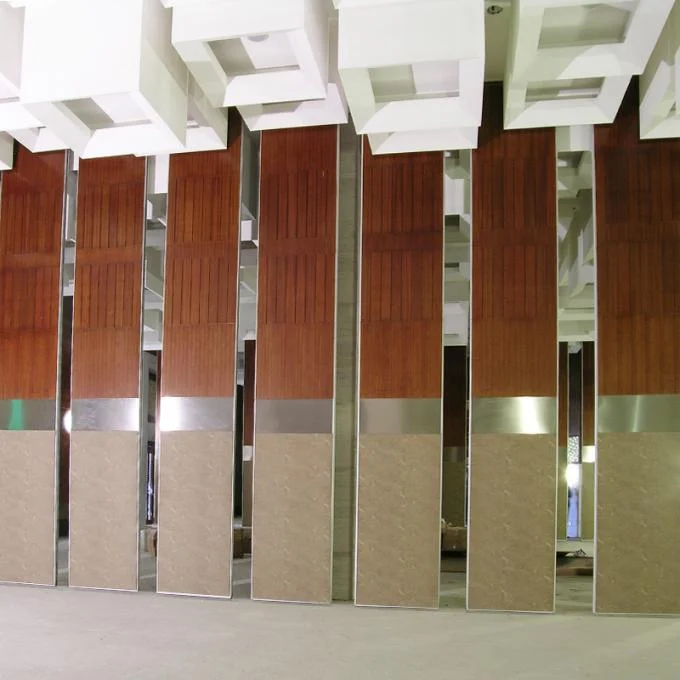 Soundproof Full Height Office Movable Sliding Partition Walls Metal Sheet 1