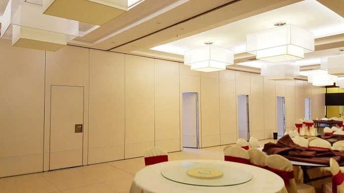 Soundproof Function Hall Movable Partition Walls / Restaurant Room Divider