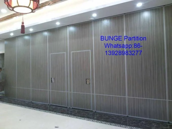 Soundproof Mobile Partition Walls With Single Or Twin Point Track System 0