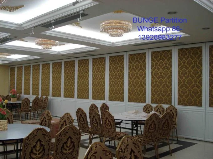 Soundproof Mobile Partition Walls With Single Or Twin Point Track System 1