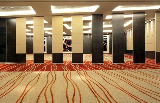 Soundproof Movable Partition Walls for Conference Room , Folding Doors Room Dividers 0