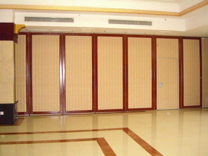 Soundproof Movable Partition walls , Manual Acoustic Operable Wall Office System 2