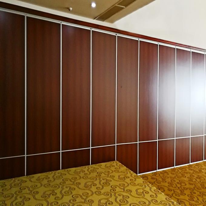Soundproof Movable Partition walls , Manual Acoustic Operable Wall Office System 0
