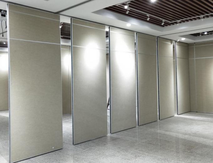 Soundproof Movable Partition walls , Manual Acoustic Operable Wall Office System 1