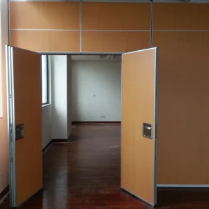 Soundproof Movable Partitions Mobile Folding Partition Wall For Hotel Hall