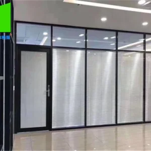Soundproof Office Demountable Glass Partition Wall System American Standard