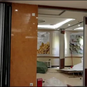 Soundproof Operable Partition Wall Sliding Walls Acoustic 100 mm