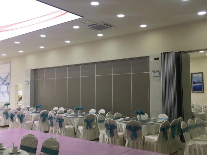 Soundproof Operable Wall Movable Partition Room Divider Polyester Fiber Board Interior Decorate 0