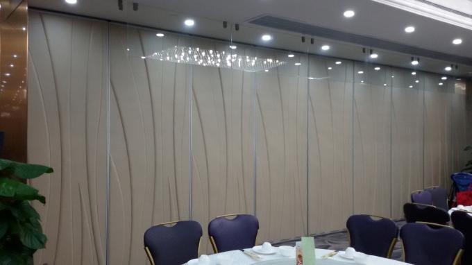 Soundproof Operable Wall Movable Partition Room Divider Polyester Fiber Board Interior Decorate 1