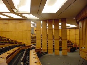 Soundproof Removable Office Hotel Partition Walls With Semi Automatic Electric System 0