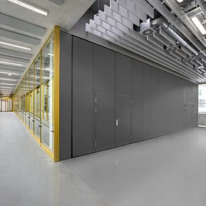Soundproof Room Divider Sliding Folding Movable Partitions Wall For Restaurant Hospital Gym 0
