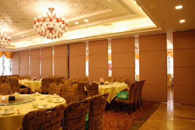 Soundproof Sliding Folding Acoustic Operable Movable Partition Walls For Banquet Wedding Facility 1