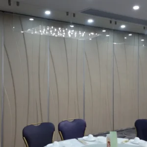 Soundproof Sliding Folding Floor To Ceiling Movable Wall Partition For Restaurant